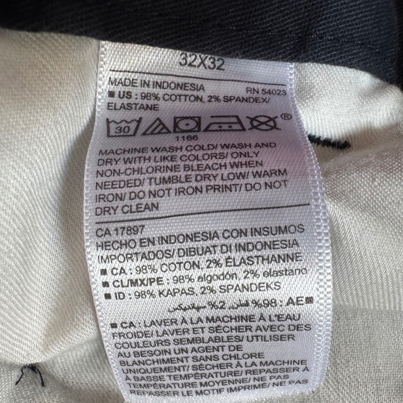 Navy Men's Pants 32x32 Ultimate Slim - Picture 4 of 5